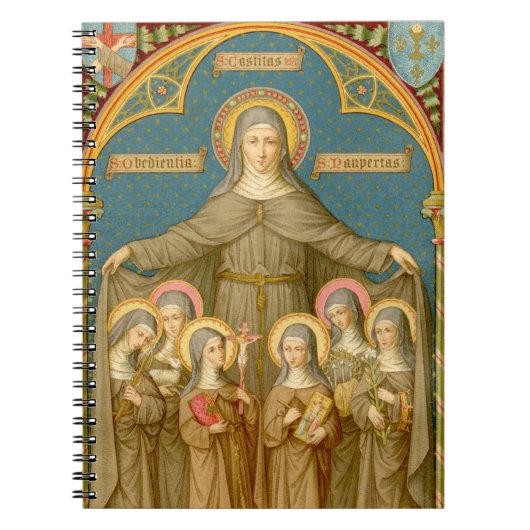 Carnet Sainte Claire d'Assise et des Soeurs (SAU 027) (St (Devant)