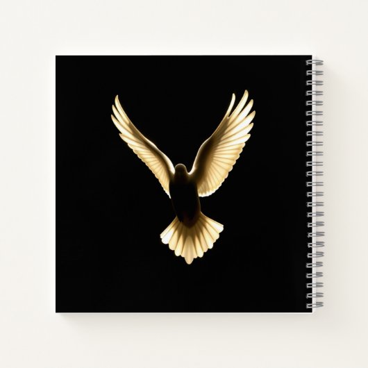 Carnet Sainte communion, colombe, (Dos)