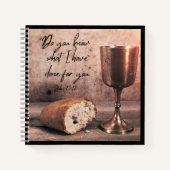 Carnet Sainte communion, colombe, (Devant)