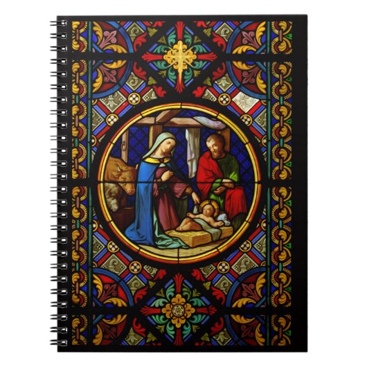 Carnet Sainte Famille "Vitrail" (Devant)