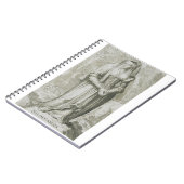 Carnet Sainte Hildegarde de Bingen Art Mystique Médiéval (Côté gauche)