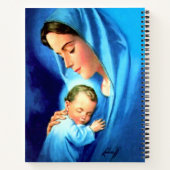 Carnet Sainte Vierge Marie avec Bébé Jésus (Dos)