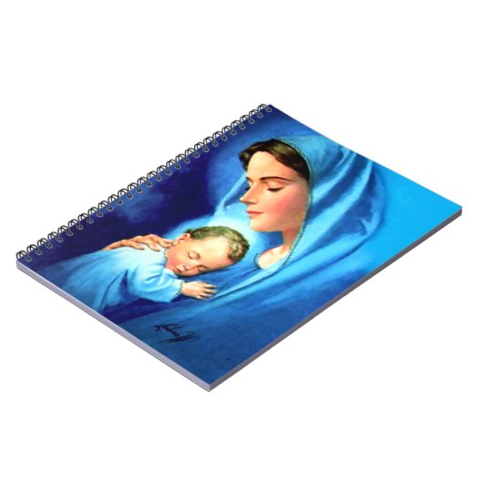 Carnet Sainte Vierge Marie avec Bébé Jésus (Côté gauche)