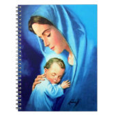 Carnet Sainte Vierge Marie avec Bébé Jésus (Devant)