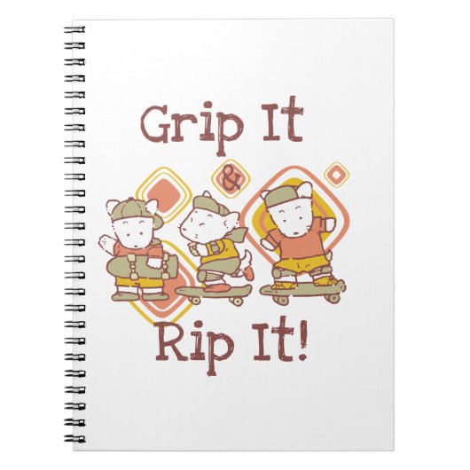 Carnet Saisissez-le et déchirez-le faisant de la planche (Devant)