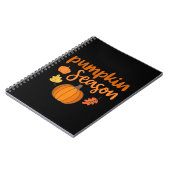 Carnet Saison citrouille automne (Côté gauche)