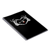 Carnet Saison classique Skeleton Hand Heart (Côté Droit)