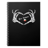 Carnet Saison classique Skeleton Hand Heart (Devant)