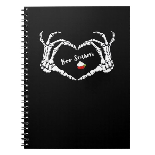Carnet Saison classique Skeleton Hand Heart (Devant)