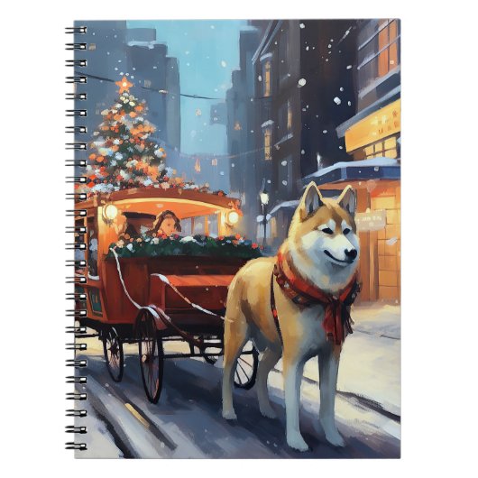 Carnet Saison de Noël Akita (Devant)