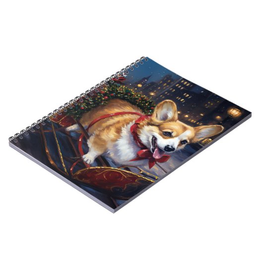 Carnet Saison de Noël de Corgi (Côté gauche)
