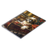 Carnet Saison de Noël Shih Tzu (Côté gauche)