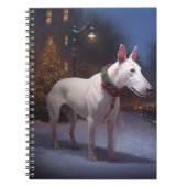 Carnet Saison Festive de Noël Bull Terrier (Devant)