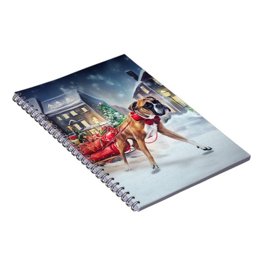 Carnet Saison Festive de Noël de Boxer (Côté Droit)