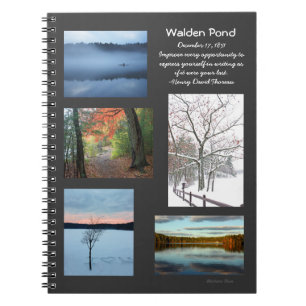 Carnet Saisons d'étang de Walden