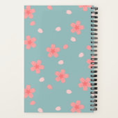 Carnet Sakura Cherry Blossom motif floral (Verso)