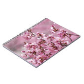Carnet Sakura Cherry Blossoms Pastel Pink Layers (Côté gauche)