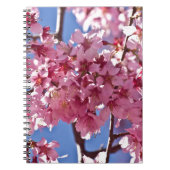 Carnet Sakura Cherry Blossoms Red Stars (Devant)