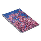 Carnet Sakura Cherry Fleurit Dans Le Bleu (Côté Droit)