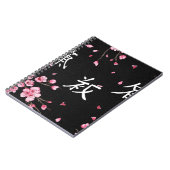 Carnet Sakura en fleurs par Natasha Us (Côté gauche)