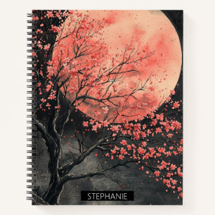 Carnet Sakura encre de lune de sang (2)