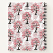 Carnet Sakura Rose Cherry Fleur Arbre Design (Dos)