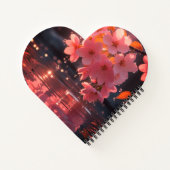 Carnet Sakura Rose Fleurit Sur L'Eau | Serene Spring Nat (Dos)