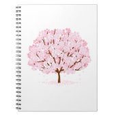 Carnet Sakura Tree en pleine floraison - Elégant design d (Devant)