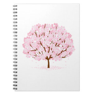 Carnet Sakura Tree en pleine floraison - Elégant design d