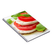 Carnet Salade de Caprese. Tranches de tomate et de (Côté Droit)