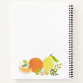 Carnet Salade de fruits; collage de fruits d'été (Dos)
