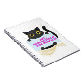 Carnet Salem Chat noir - "Pas superstitieux (Côté Droit)