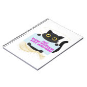 Carnet Salem Chat noir - "Pas superstitieux (Côté gauche)