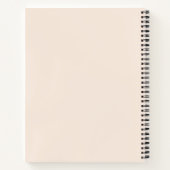 Carnet Salle de bain florale shabby chic (Dos)