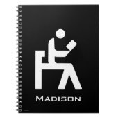 Carnet Salle de lecture de bibliothèque (Devant)