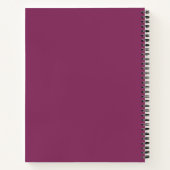 Carnet Salle De Sport Simple Et Violet Moderne Fitness (Dos)