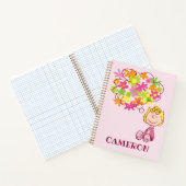 Carnet Sally pense aux fleurs (Intérieur)