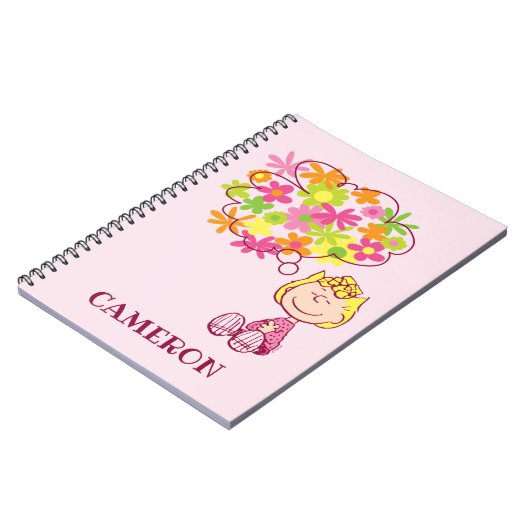Carnet Sally pense aux fleurs (Côté gauche)