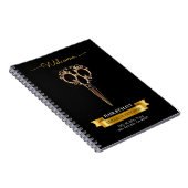 Carnet Salon de beauté professionnel coiffeur (Côté Droit)