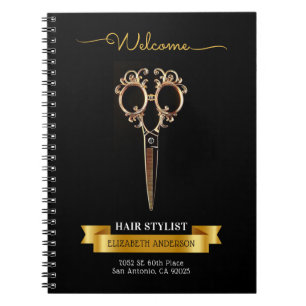 Carnet Salon de beauté professionnel coiffeur