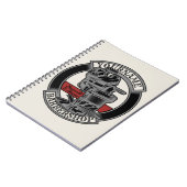 Carnet Salon de coiffure personnalisé Fauteuil de barbier (Côté gauche)