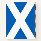 Carnet Saltire ~ Drapeau de l'Ecosse (Dos)