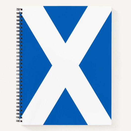 Carnet Saltire ~ Drapeau de l'Ecosse (Devant)