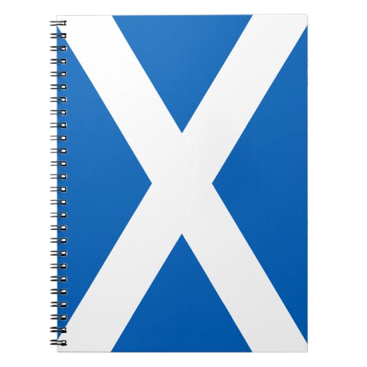 Carnet Saltire ~ Drapeau de l'Ecosse (Devant)