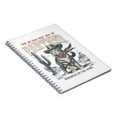 Carnet Salut associé cow-boy chat (Côté Droit)