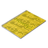 Carnet Salut Géométrique (Côté gauche)