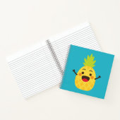 Carnet Salut les amis ! Illustration d'ananas (Intérieur)