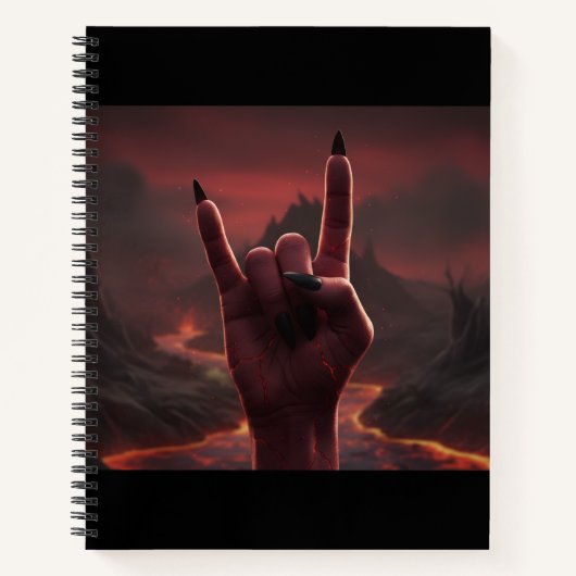 Carnet Salut Satanique (Devant)