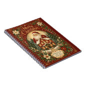 Carnet Salutation au coin du feu du Père Noël (Côté Droit)