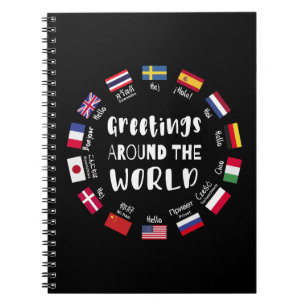 Carnet Salutations autour du monde, Bonjour dans toutes l